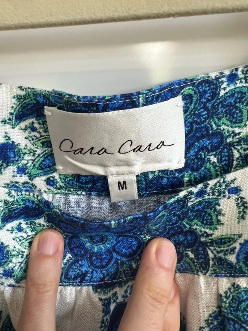 Cara Cara Chani Dress in Peacock Blue, Size Medium - Picture 7 of 11